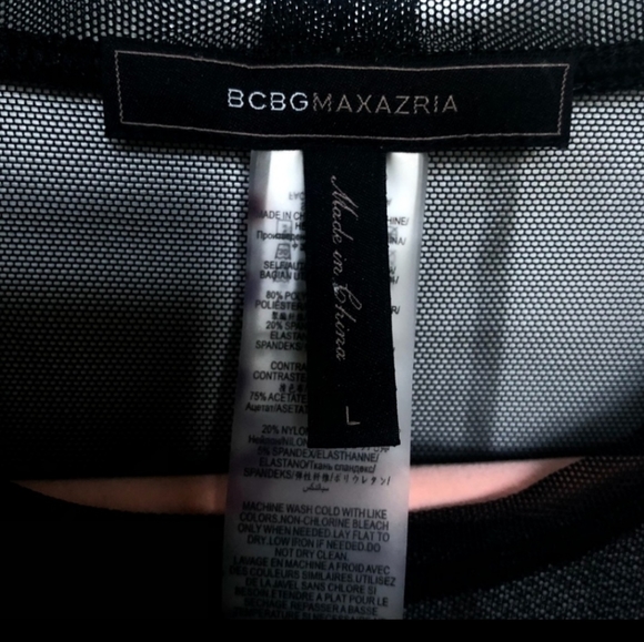 Bcbgmaxazria sheer mesh bodysuit - Picture 8 of 8